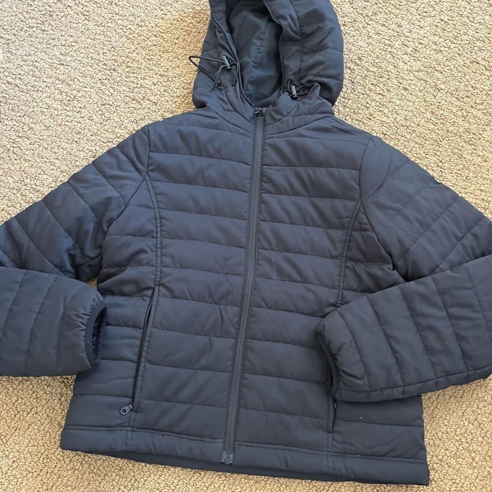 Girlfriend Collective black Puffer Jacket